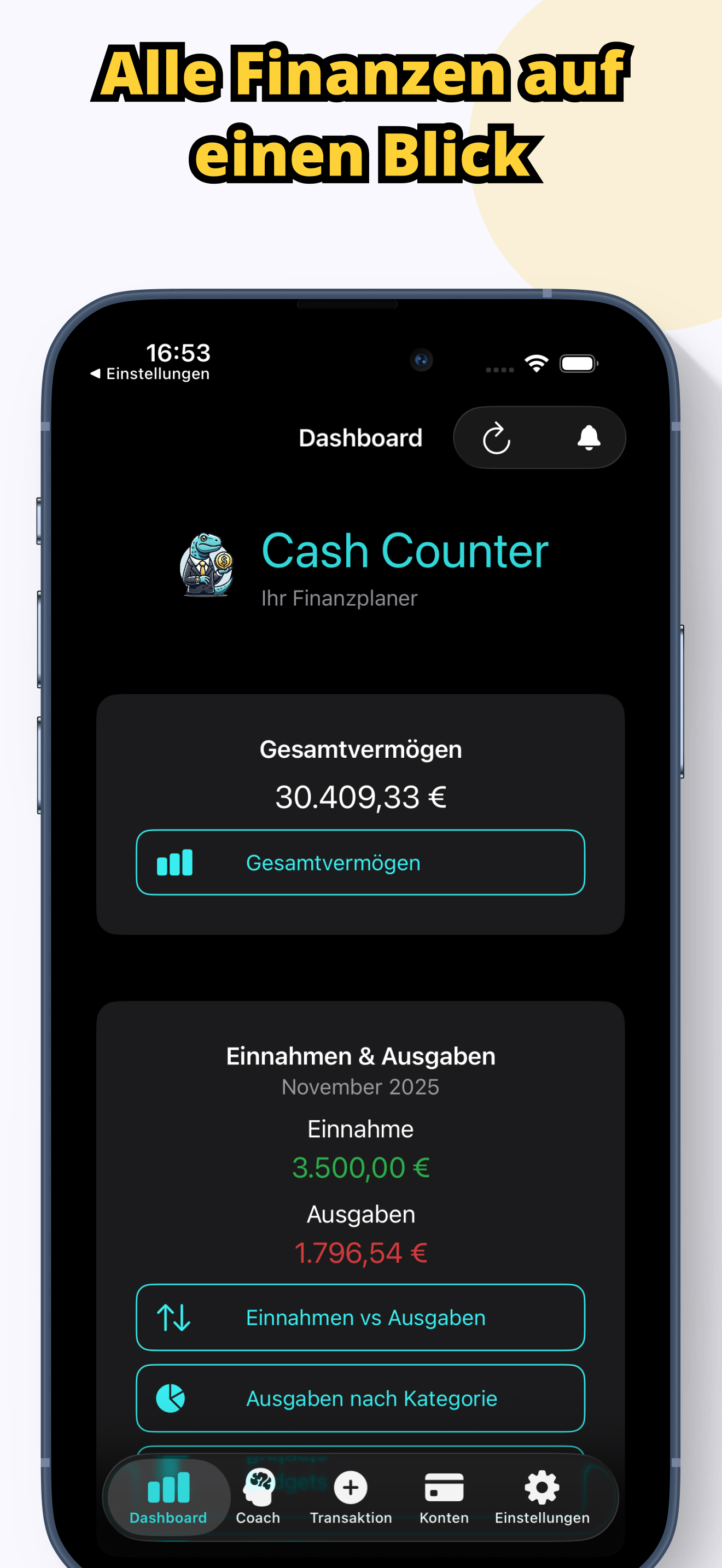 CashCounter Screenshot 2